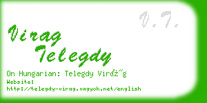 virag telegdy business card